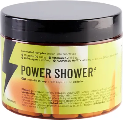 Obrázok produktu pre Collalloc Power Shower, komplex pre športovcov, 180 kapsúl