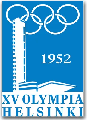 Produktbild von Poster - Canvas - Leinwand - 59,4 cm x 84,1 cm - Fotoposter - Leinwandkunst - Olympischen Spiele in Helsinki
