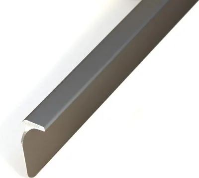 Produktbild von 1 Stück IHC Abschlussleiste Eckleiste Winkelleiste Verbindung Arbeitsplatte Farbe Inox Leiste 38mm