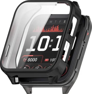 Obrázok produktu pre TPU ochranný kryt pre Garmin Venu X1 Galvanizovaný ochranný rámček obrazovky Black
