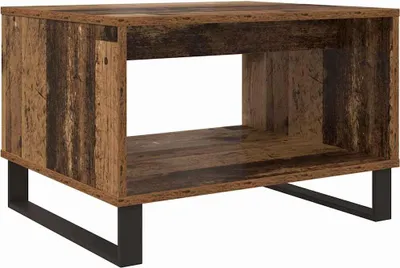 Zdjęcie produktu dla vidaXL Stolik kawowy stare drewno 60 x 50 x 40 cm materiał drewnopochodny