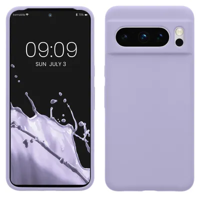 Produktbild von kwmobile Handyhülle für Google Pixel 8 Pro Hülle, für Pixel 8 Pro Case - Hülle Silikon - kabelloses Laden - Lavendel