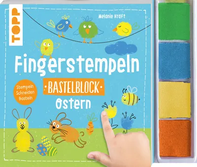 Produktbild von Fingerstempeln. Bastelblock Ostern