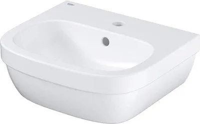 Obrázek produktu pro Keramické umyvadlo 45 cm, bílé, do koupelny