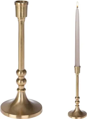 Produktbild von Zlatý hliníkový svícen 23 cm