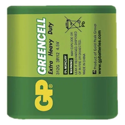 Obrázek produktu pro Zinko-chloridová baterie GP Greencell 3R12 (4,5V) 71035