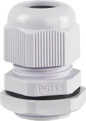 Produktbild von PG 13,5 Kabelverschraubung mit Gegenmutter 6-12 mm IP68 grau