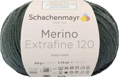 Produktbild von Schachenmayr Merino Extrafine 120, 50g Olive Handstrickgarne