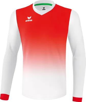 Produktbild von erima Leeds Trikot langarm white/red 128