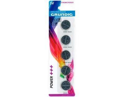 Produktbild von Grundig Knopfzelle cr2025 - 5 Stk.