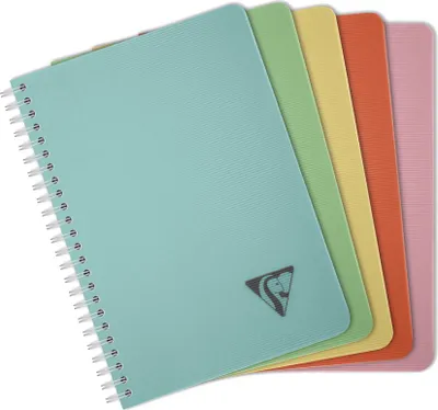 Obrázok produktu pre Clairefontaine 327503C Clairefontaine Spiralbuch LINICOLOR, DIN A5, krapprot