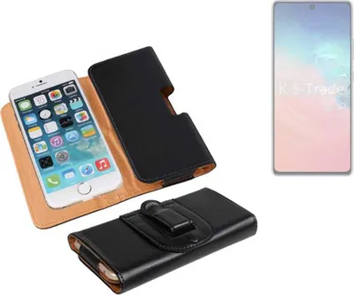 Produktbild von K-S-Trade Schützhülle Handyhülle kompatibel mit Samsung Galaxy S10 Lite Holster Gürtel Tasche Schutzhülle Handy-Tasche Smartphone Case