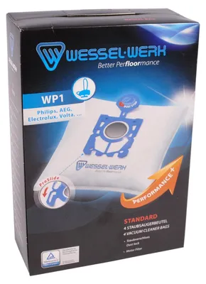 Image de 4 x WP1 = Swirl PH86 Sacs à poussière Philips AEG Electrolux Hanseatic Privileg