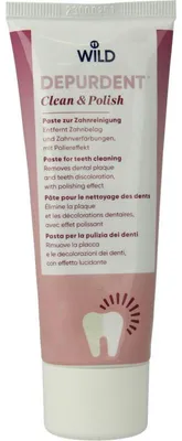 Produktbild von Wild Depurdent Clean & Polish Zahnpasta zur Zahnaufhellung (75 ml)