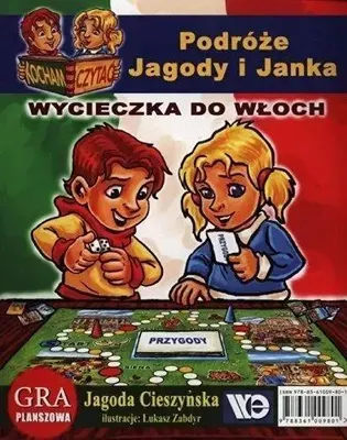 Immagine prodotto di Kocham czytać gra planszowa. Wycieczka do Włoch - Wydawnictwo Edukacyjne