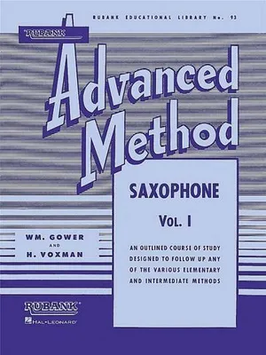 Obrázek produktu pro Rubank Advanced Method - Saxophone Vol. 1 (Rubank Educational Library 93) - Saxophone Music Book F