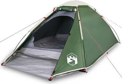 Produktbild von vidaXL Kuppel-Campingzelt 2 Personen Grün Wasserdicht