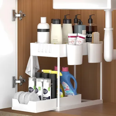 Produktbild von Unterbau Aufbewahrungsorganisation mit 2 Ebenen - Multifunktionale Organizer