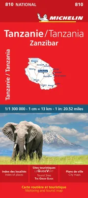 Produktbild von Tanzania & Zanzibar - Michelin National Map 810