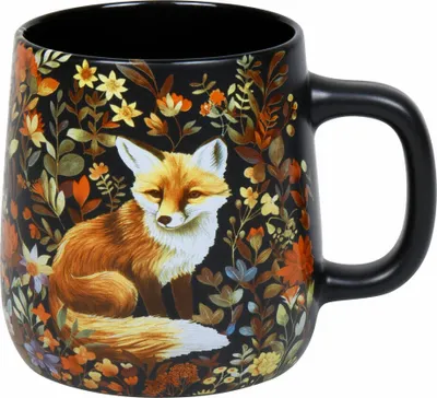 Obrázek produktu pro Könitz Hrnek Forest Wildlife - Fox, nová kostní Čína, černá, 395 ml, 11 7 239 2958