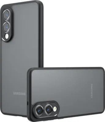 Produktbild von Samsung Galaxy S25 Edge Hülle - Coverup Mattes transparentes Back Cover mit Kameraschutz - Schwarz