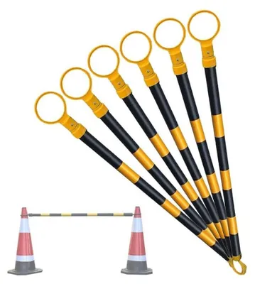 Productafbeelding van Intrekbare Verkeersafzetting Voor Bouwplaatsen (Set van 6)