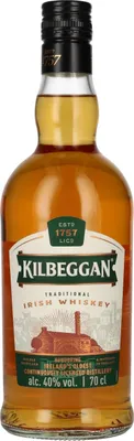 Produktbild von Kilbeggan Traditional Irish Whiskey | 40 % vol | 0,7 l