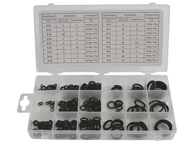 Produktbild von Gummi O-Ringe, 225-teilig