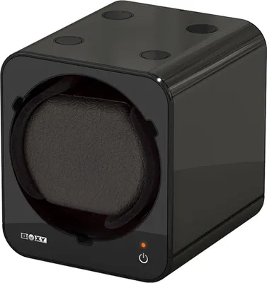 Produktbild von Uhrenbeweger > Boxy Fancy Brick > Kunststoff schwarz > Touch-Sensor