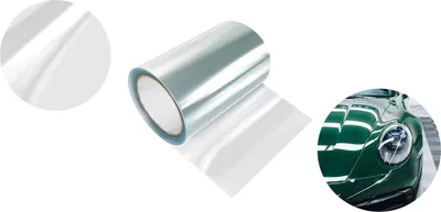 Produktbild von Lackschutzfolie 20x100 cm - Transparent - Selbstklebend und UV-Schutz Steinschlagschutzfolie - Schutzfolie für Auto, Möbel und Geräte - Klebefolie Auto für Innen und Außen - Einstiegsleisten Schutz