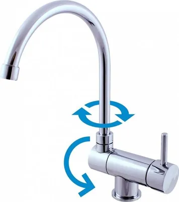 Immagine prodotto di Miscelatore monocomando girevole SEINA per lavello - 30 cm RAV SLEZAK