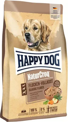 Image de Happy Dog croquettes NaturCroq flocons complet 10kg