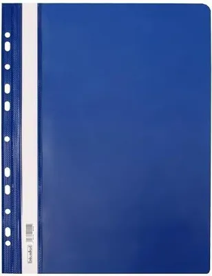 Zdjęcie produktu dla Skoroszyt twardy zawieszany PVC granat (10szt) - Biurfol