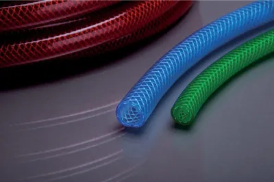 Zdjęcie produktu dla Przewód PVC 81B z wkładką 13x3,0mm, 50 metrów, kolor niebieski, przezroczysty, APD