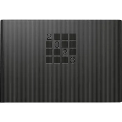 Produktbild von Taschenkalender Septimus 15,2x10,2cm 1 Woche/2 Seiten Papier schwarz 2023