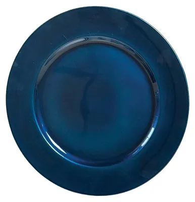 Produktbild von 6er-Set blaue Kunststoff-Untersetzer, 33 x 33 x 2 cm