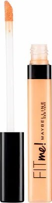 A Maybelline Fit Me! Concealer product with its applicator wand extended.
