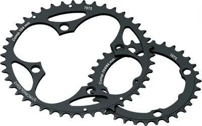 Obrázek produktu pro Stronglight Chainring Black 4 Arm Shim 2/10 F. 104Mm 40 T.