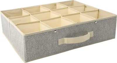 Produktbild von MSV Schubladenteiler Socken Krawatten Dessous Aufbewahrungs boxen Organizer 45 x 36 x 12 cm