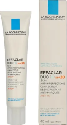 Produktbild von La Roche-Posay 3337875549493, Unisex, Problemhaut, Creme, Anti-Akne, Anti-Makel, Feuchtigkeitsspendend, Schutz, Röhre, AQUA / WATER - OCTOCRYLENE - GLYCERIN - HOMOSALATE - ETHYLHEXYL SALICYLATE - ALCOHOL...