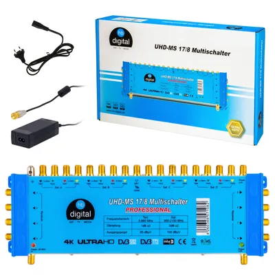 Zdjęcie produktu dla Multiswitch HB-DIGITAL UHD-MS 17/8