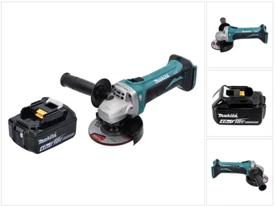 Produktbild von Makita DGA 452 M1 Akku Winkelschleifer 18 V 115 mm + 1x Akku 4,0 Ah - ohne Ladegerät