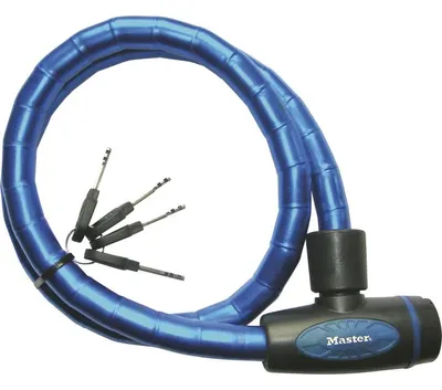Produktbild von Master Lock Kabelschloss 8228 PanzR blau 18 mm x 100 cm