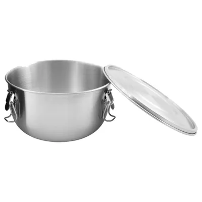 Produktbild von TATONKA Foodcontainer 1.5L Edelstahl Schüssel mit Deckel silber 1,5L