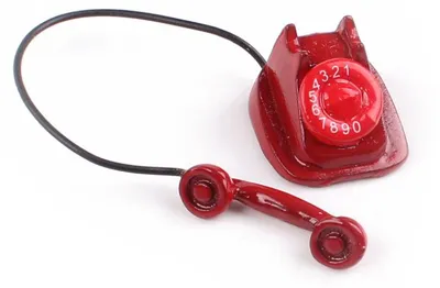Produktbild von Wohnzimmer Puppenhaus Miniatur Telefon 1:12