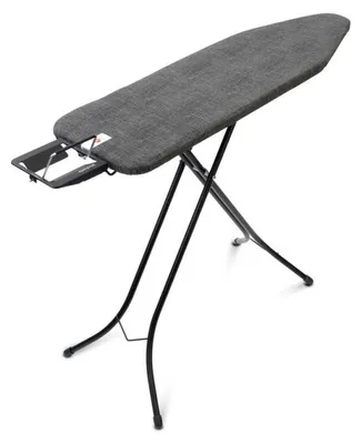Productafbeelding van Brabantia 134302, strijkplank voor mouwen, katoen, geschikt voor stoomstrijkijzers, zwart, effen, 1240 x 380 mm