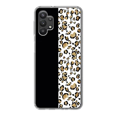 Produktbild von MuchoWow® Handyhülle Schutzhülle Hülle für Samsung Galaxy A32 5G Panther Druck - Tiere - Aquarell Silikon Softcase Handy Hülle - Softcase