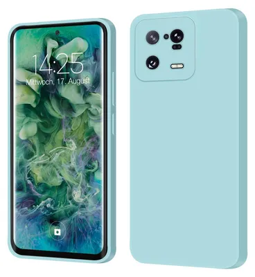 Produktbild von Hülle für Xiaomi 13 Pro 5G Case Cover Bumper Smartphone Softgrip Schutzhülle Farbe: Hellblau