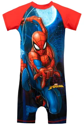 Produktbild von Marvel Jungen Spiderman Badeanzug Rot 104