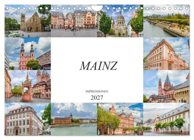 Produktbild von Mainz Impressionen (Wandkalender 2027 DIN A4 quer), CALVENDO Monatskalender